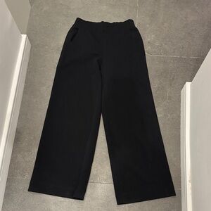 Fabletics Luxe Women's Black Wide-Leg Pants